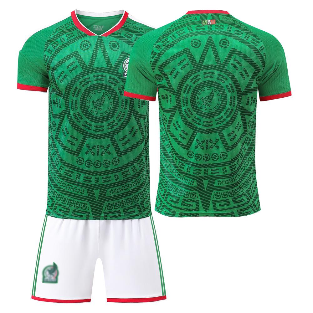 Cross-border new jerseys Mexico home and away football jerseys Game jerseys No. 14 9 Raul 22 Loze factory approval 16