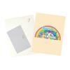 Elegant 3D Popup Birthday Greeting Card with Rainbow Theme Colorful Design Perfect Gift for Women Men and Children