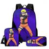 NARUTO Children School Daily Pack, 16 Inch Lightweight Animated Pupil Carrier, Dual Zip Pockets Durable For Boys Girls Age 6-10