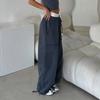 European and American High Waisted, Wide Leg, Loose Fit, Slimming Straight Leg Casual Pants