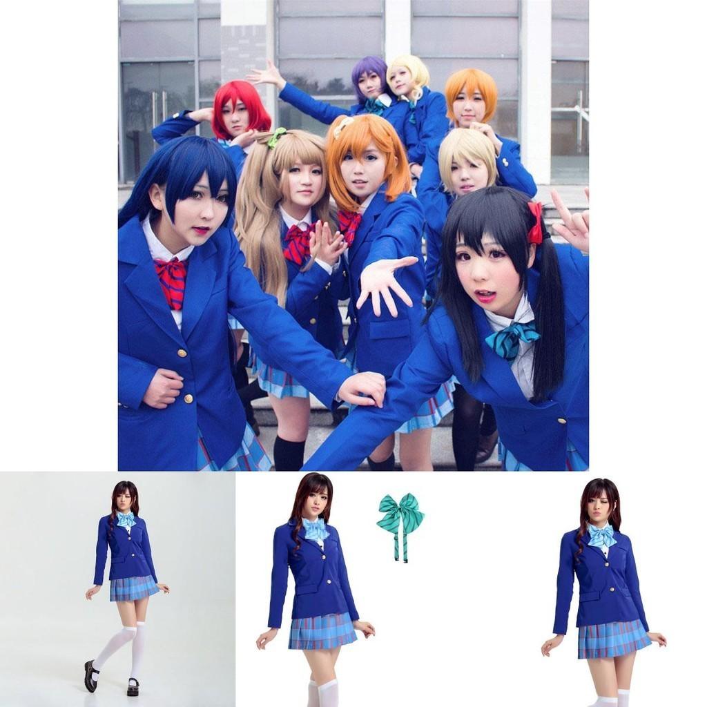 Love Live New Kousaka Honoka Yazawa Niko Nishikino Maki Uniform Costume Cosplay