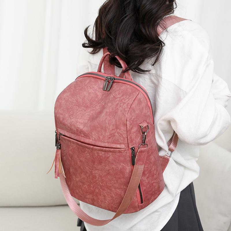2025 New Designer Backpack Women High Quality Leather Backpacks School Bags for Teenagers Girls Large Capacity Travel Backpack