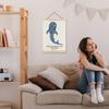 JINYO Whale Shark Christian Wall Art Poster, Bible Verses Wall Decor, Isaiah 43:2 Bible Scripture Canvas Prints Wall Decor for Bedroom Living Room