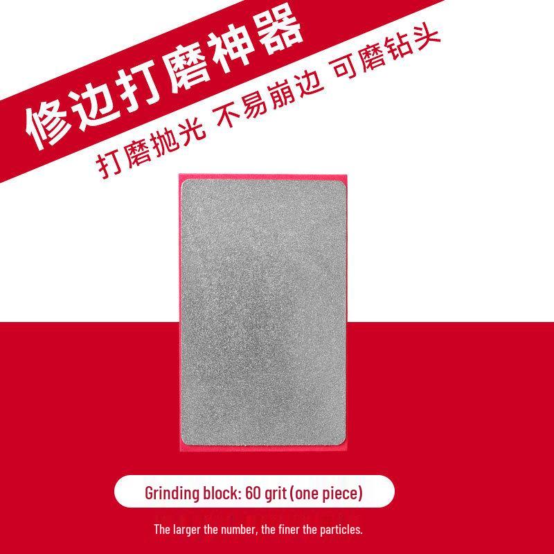 Fliesen Anfas- & Polierpad: Karborund Handschleifscheibe