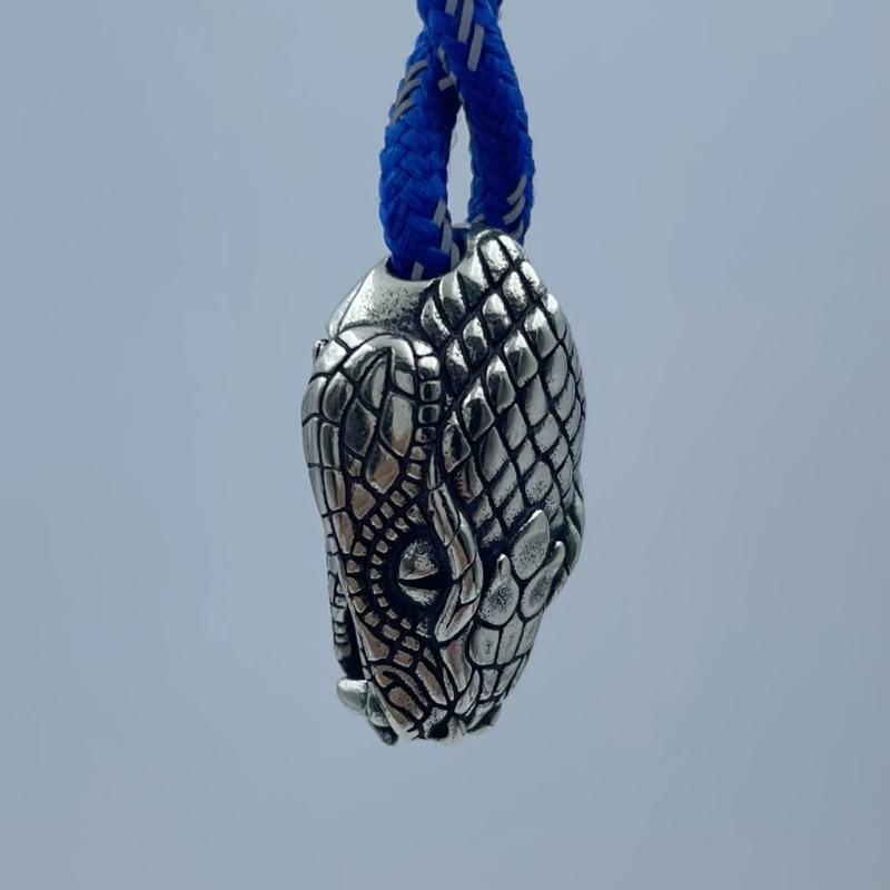 Snake Head Beads for Crafting Unique Charm Accessories and Paracord Enthusiast Gear Large Hole