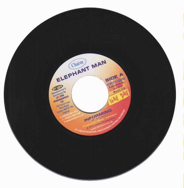 

7inch Record ELEPHANT MAN - Informing CRT1008 Charm UK Reggae, Ska & Dub Used