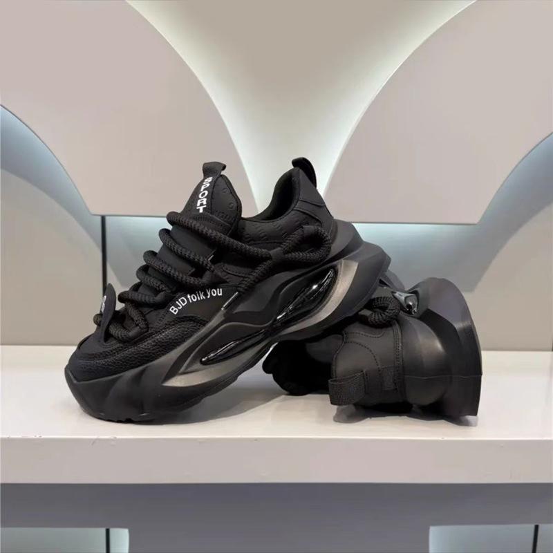 Men's Shoes 2025 Spring New Fashion Lazy One-pedal Casual Shoes Platform Non-slip Sports Shoes Men's Dad Shoes