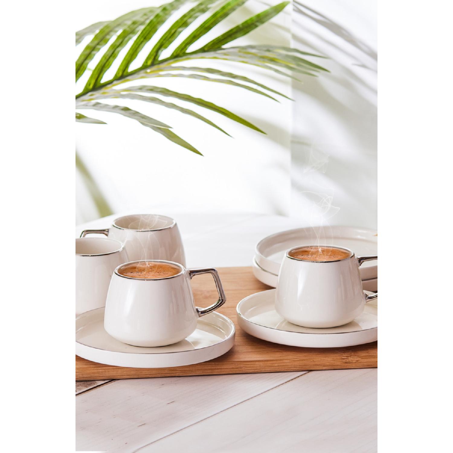 

Набор кофейных чашек Saturn Platinum на 6 персон, 100 мл