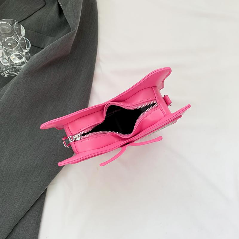 Dámska taška Tvar motýľa Crossbody taška Nová Osobnosť Dámska kabelka a peňaženka Retro retiazka Dizajnová taška cez rameno Malá listová kabelka