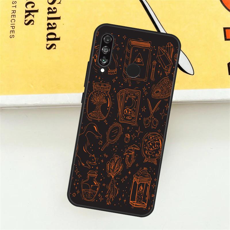 Girly Pastel Witch Goth Ouija For Huawei Nova Y61 Y73 Y70 Y72 Y60 Y90 Y91 7i 8i 11i 12i 12s 9 10 SE P20 P30 P40 Lite Case