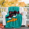 1 Stück Phineas und Ferb2 Thema Decke - Digitaldruck, Polyester, Gemütlich für alle Jahreszeiten, Perfekt für draußen und Reisen