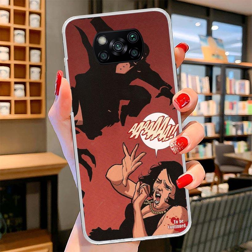 Gothic Vampire Scarlet Art Cover Phone Case For Xiaomi Poco F7 Ultra X7 X6 X5 Pro M7 Redmi 15C 15 13C 13 12C 12 10C 10 9A 9C 9T