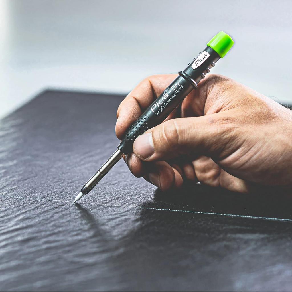 Pica Marker Pica Marker Architekten-Minenbleistift Fein Trocken Runde Mine Schwarz HB 7070 Pica Dry Runde Mine Schwarz 2B 3030 Set mit je 1 Stück 0,9 mm 2,8 mm