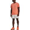 Under Armour Solid Color Crew Neck T-Shirt Men Tops Orange 1375692-848