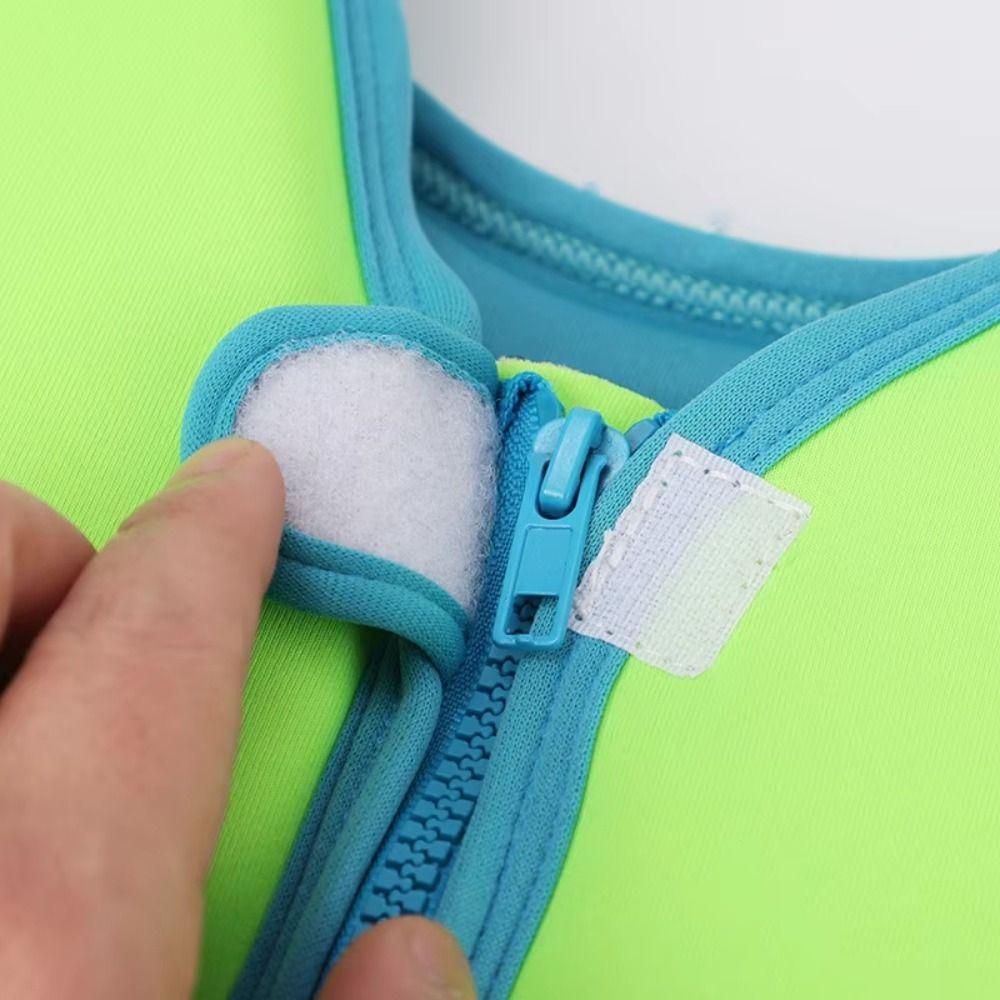 Adjustable Child Buoyancy Vest Not Falling Off Inflation-Free Swimming Vest  Beach