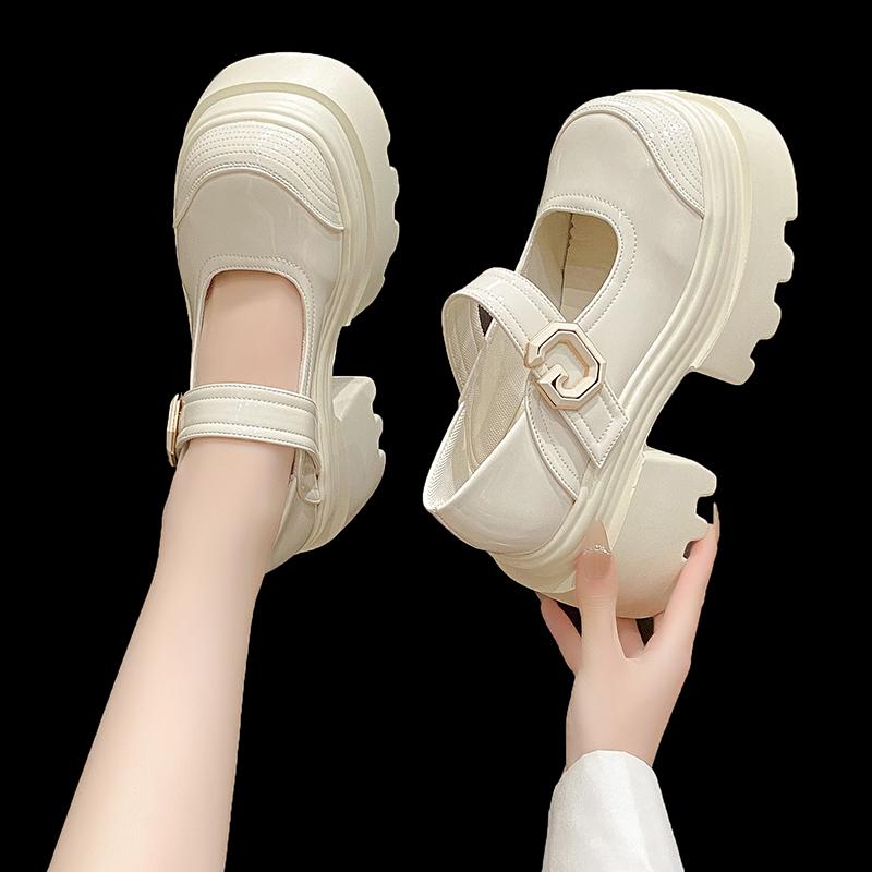 Fashion Shoes Women's Sneakers With Platform Woman-shoes Thick Sole 2025 Roses Summer Shallow Mary Janes Round Toe Shoes Womens Sneakers