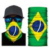 Modische Nationale Länderflaggen Designs 12-in-1 Multifunktionales Gesichts-Bandana-Schutz Nahtloses Schlauch-Nackenwärmer Kopftuch