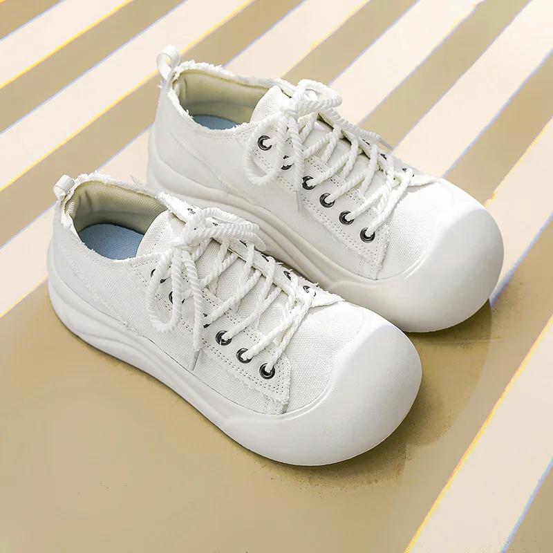 

2025Новые летние парусиновые туфли дышащие туфли с большой головой высокое качество низкий подъем досуг спорт мужские и женские большой размер спортивная обувь 47 белый