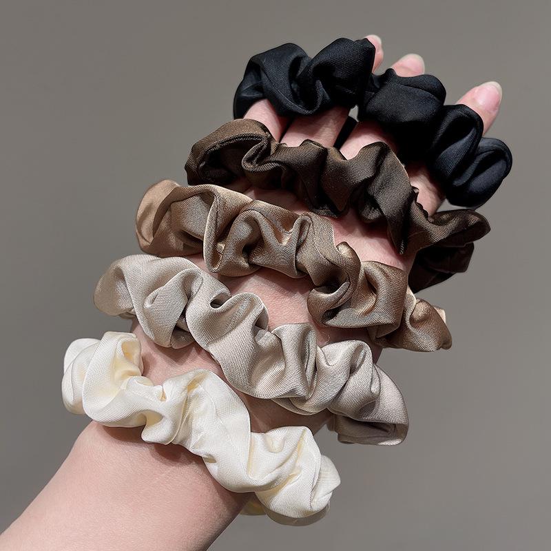 Korean Elegant Retro Intestine Hair Ring for Women - Stylish Bun & Ponytail Hair Accessory