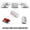 For Volkswagen Car Steering Wheel Accessories Metal Stickers Accessories For VW GTI R Line Polo Golf Passat Scirocco Tiguan Jetta T-ROC Touareg