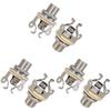 2-10PCS 1/4 Inch 6.35Mm Guitar Pickup Output Jack Socket Metal Guitar Stereo Socket Parts Guitar Mono Jack Socket for Electric G