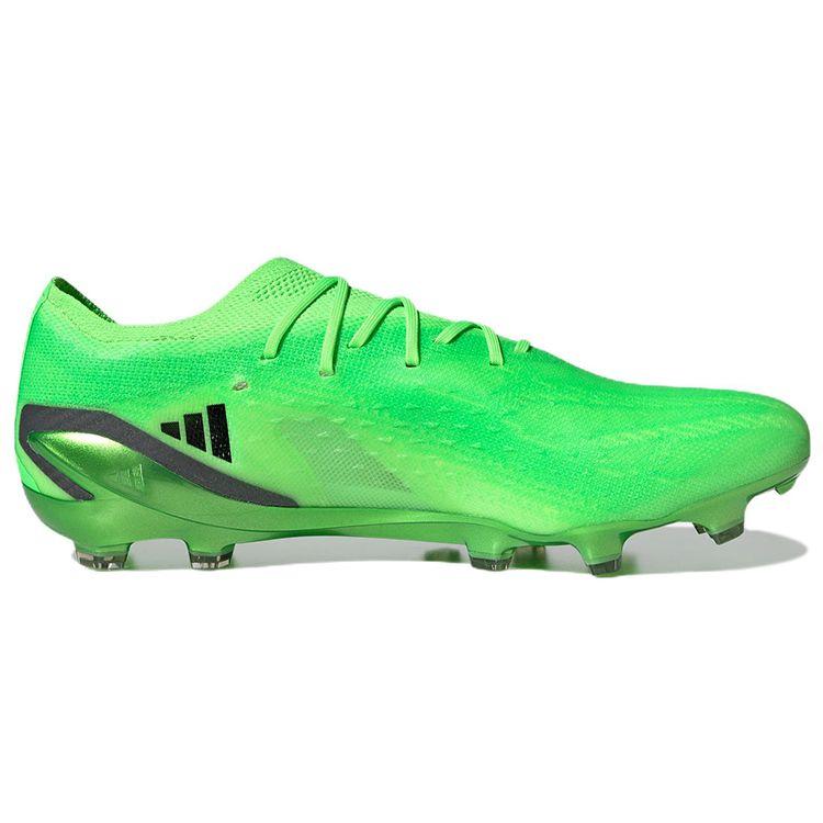Adidas X Speedportal .1 Round Toe Lace-Up AG (Rubber Short Studs) Slip-Resistant Durable Soccer Shoes Men Soccer Shoes Fluorescent-Green GW8423