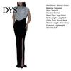 Bodycon Sequin Dress Women Glitter Round Neck Sleeveless High Waist Lady Elegant Sequins Split Long Evening Party Gown Chic Cocktail