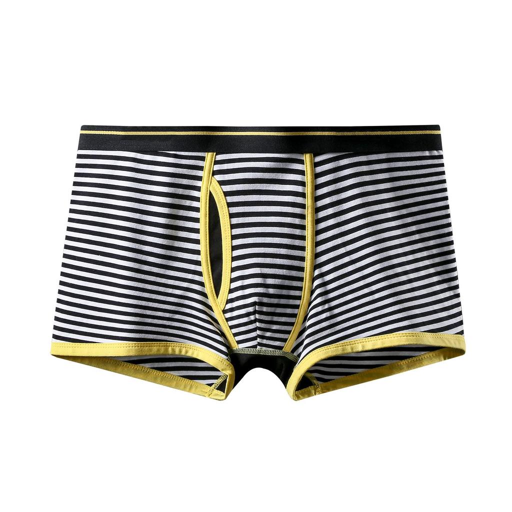 Men's Underwear Stripe Panties U-protruding Boxers Briefs Fashion Knickers Underpant Undies Boxer Shorts M L XL XXL XXXL