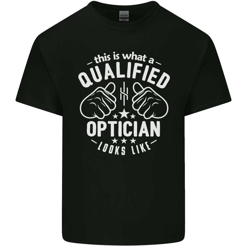 A Qualified Optician Looks Like Mens Light Cotton T-Shirt