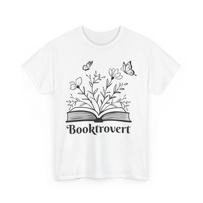 Buch T-Shirt | Lustiges Lese-Shirt | booktrovert T-Shirt