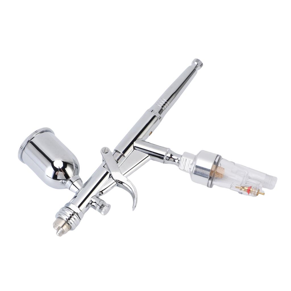 Airbrush Set Double Action Gravity Feed with 0.3mm Rapid Release Nozzle 15cc Cup Painting Drawing Art Supplies