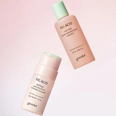 [SET] Feigen-Säure-Peptid Haut-Booster Puder-Reiniger 50g + Essenz 120ml