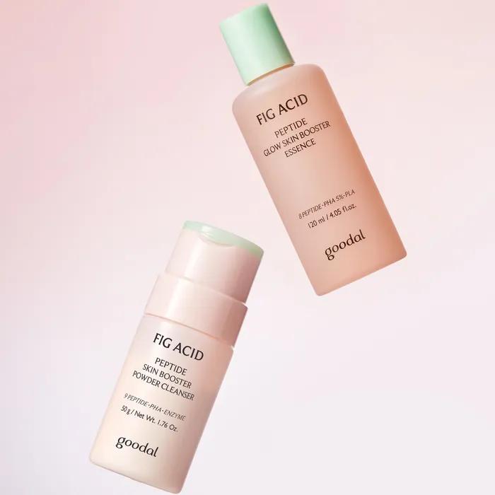 

[SET] Goodal Fig Acid Peptide Skin Booster Powder Cleanser 50g + Essence 120ml