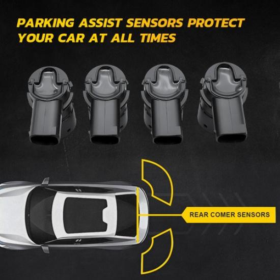 4 X For Ford F150 F350 F250 Explorer Reverse Bumper Backup Parking Assist Sensor