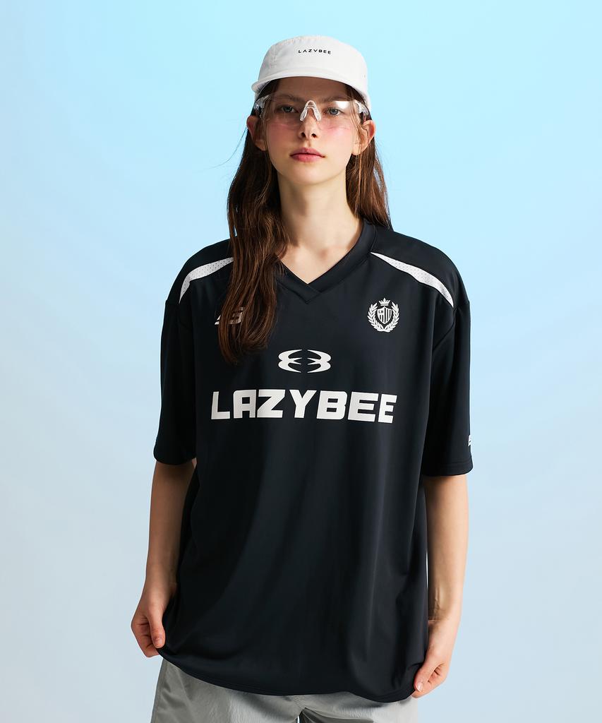 Leijibi Hydro Mesh Performance Oversized M Rash Guard Short Sleeve Jersey Black