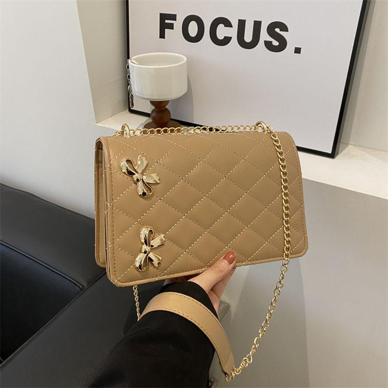 

Bag Women s 2025 New Xiaoxiangfeng Fashion Small Square Bag 2025 Shoulder Bag Rhombus Women s Bag Chain Crossbody Bag хаки
