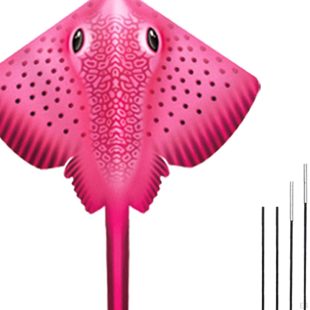 Huge Kite Fabric Kites Colorful Cartoon Outdoor Fly Game Sports for Park Festival