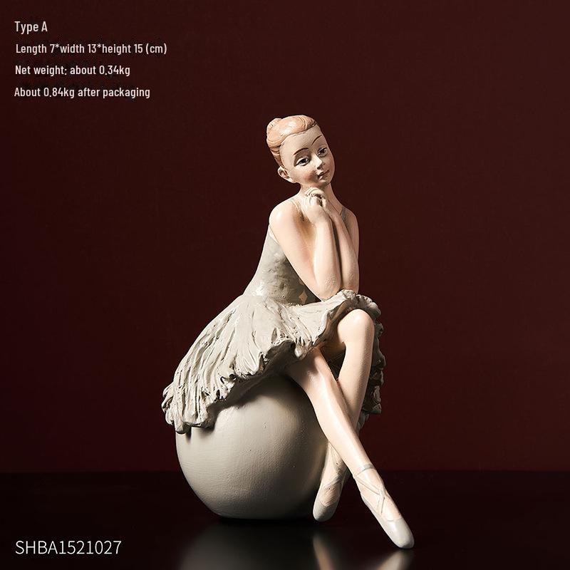 

Элегантная статуэтка балерины - современный декор для гостиной или винного шкафа