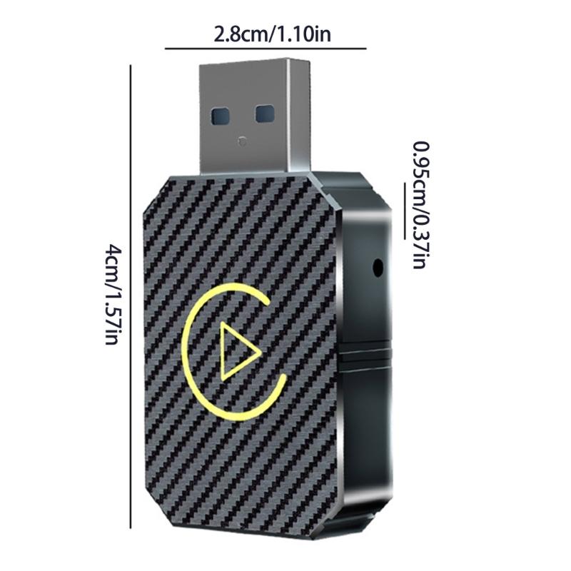 Wired to Wireless 2 in 1 Box Car Box 5G Wifi & Bluetooth-compatible 5.0 Auto Not-inductive Connection