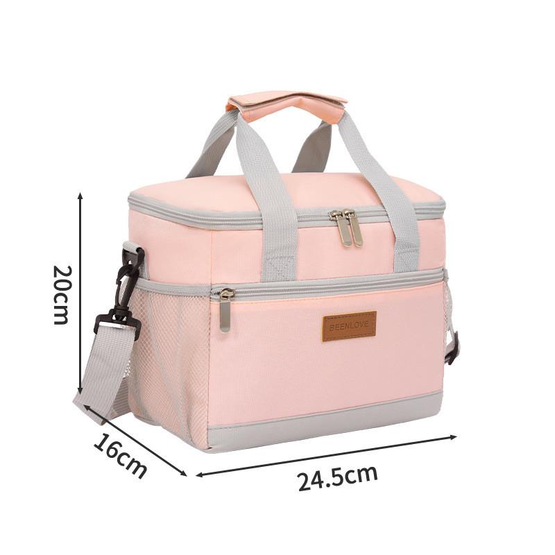 Print Cherry Daisy Insulated Handheld Bag With Leakproof Features Waterproof