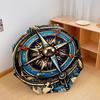 1 PC Automatic Folding Umbrella - Navigation Pattern, Portable & Foldable Design with 8 Ribs, Christmas Birthday Gifts