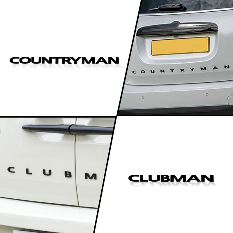 3D ABS High Quality Car Letters Emblem Rear Hood Sticker Tail Trunk Decal For Cooper Countryman Logo R55 R60 F60 CLUBMAN