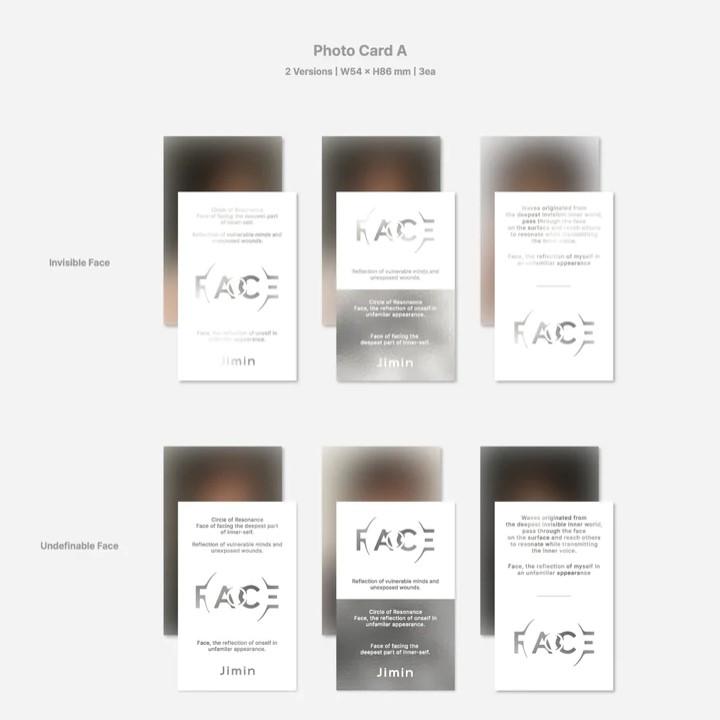 Jimin (BTS) - Face, Solo Album, Random Photobook Version