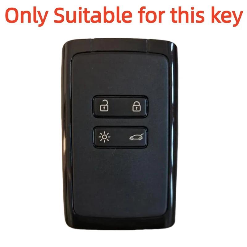 Silicone Car Remote Key Case Cover Shell For Dacia Sandero Card For Renault Koleos Captur Megane Clio Scenic Talisman Arkana