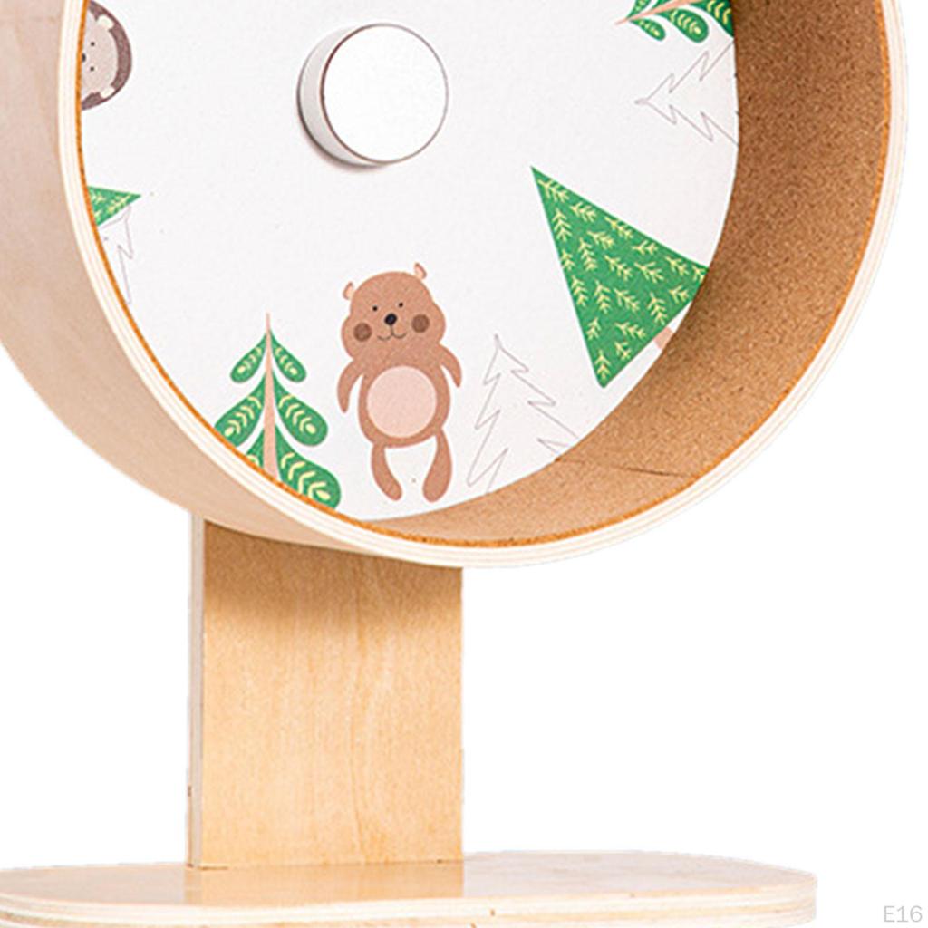 Žiurkėno pratimo rato bėgikas dvigubi guoliai, su reguliuojamu stovu, mažas gyvūnas