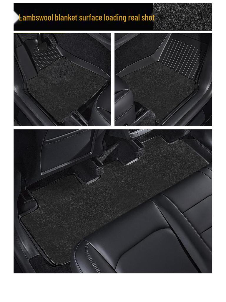 Compatible Tesla Model Y Right-Hand Drive Full Surround Floor Mat TPE Car Accessory