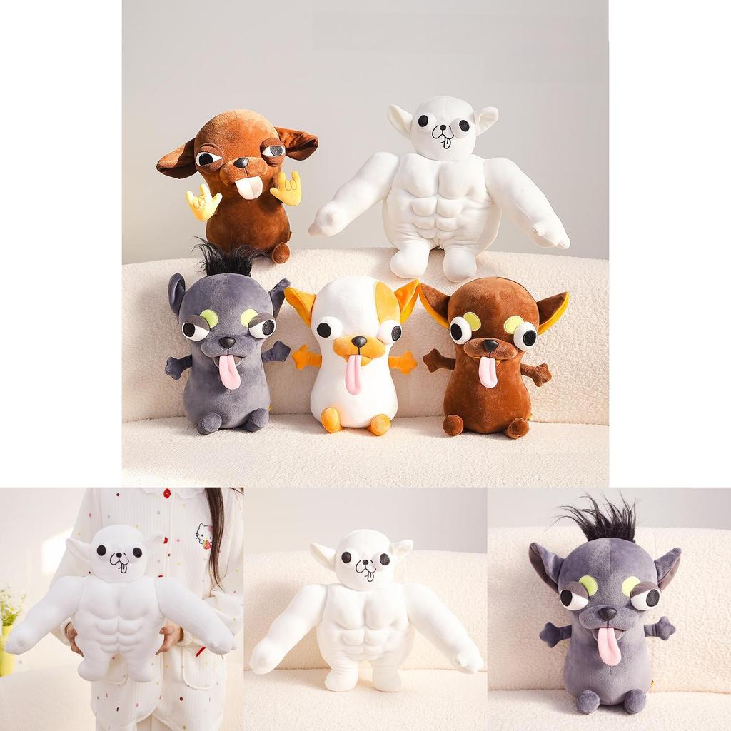 Soft Chihuahua Animal Plushie With Short Fiber For Gift And Home Decoration