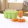 12 Cavity Silicone Popsicle Mold With Lid DIY Ice Cream Lollipop Maker