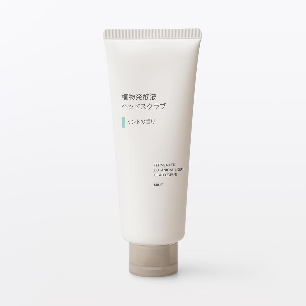 MUJI Plant Fermented Liquid Head Mint 23003421 Scrub, Scent, 200g,
