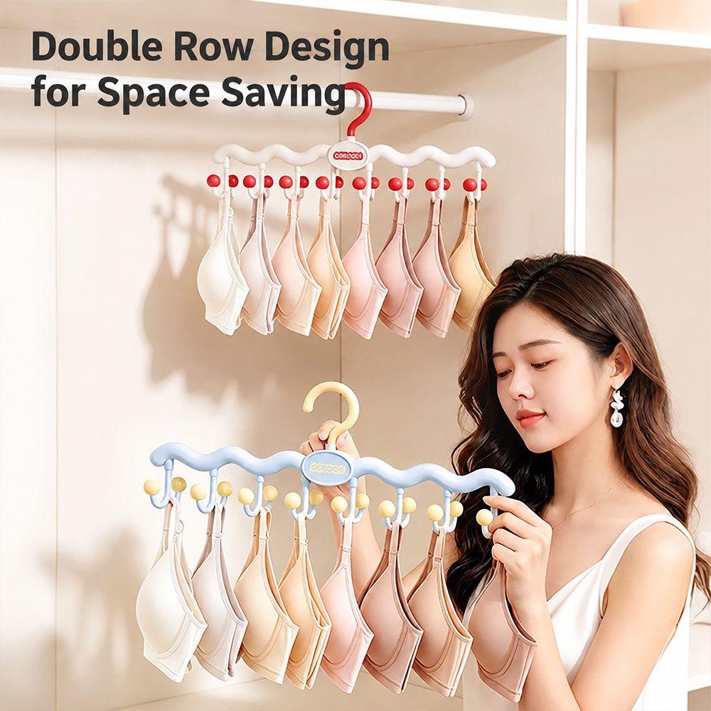 Foldable Wall Hook Rack Wave Shaped Multifunctional Storage Rack New Hanger Rack Lingerie